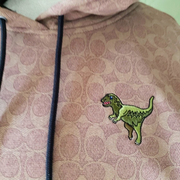 COACH SIGNATURE REXY HOODIE:NWT KHAKI MEDIUM CF608 - Picture 3 of 13